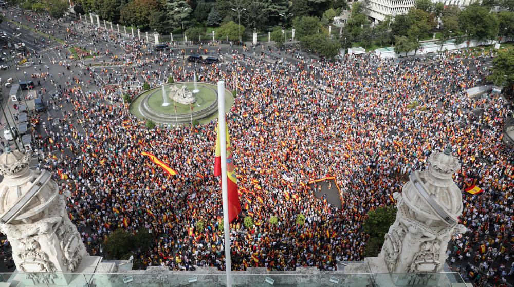 Manifestación en contra del referéndum