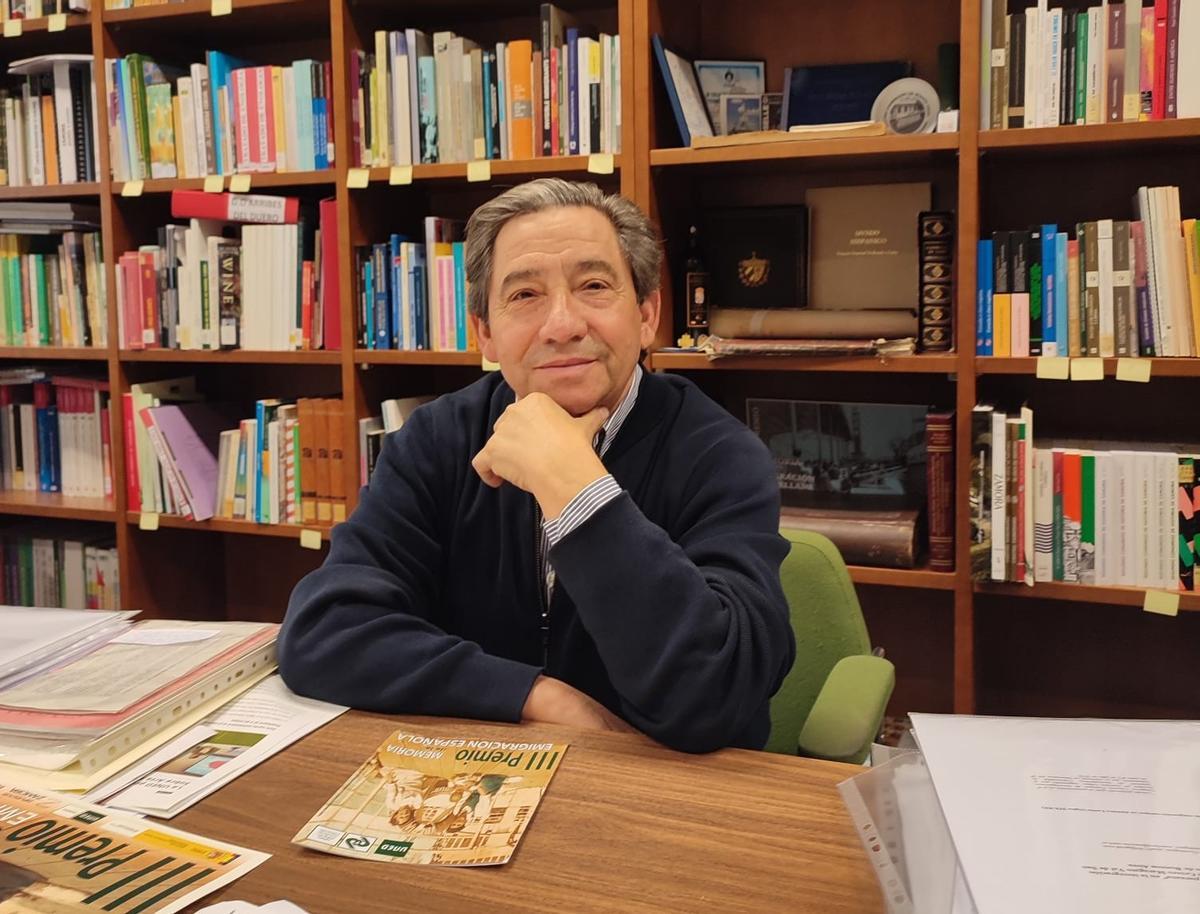 Juan Andrés Blanco, ponente de la primera conferencia organizada por la asociación.