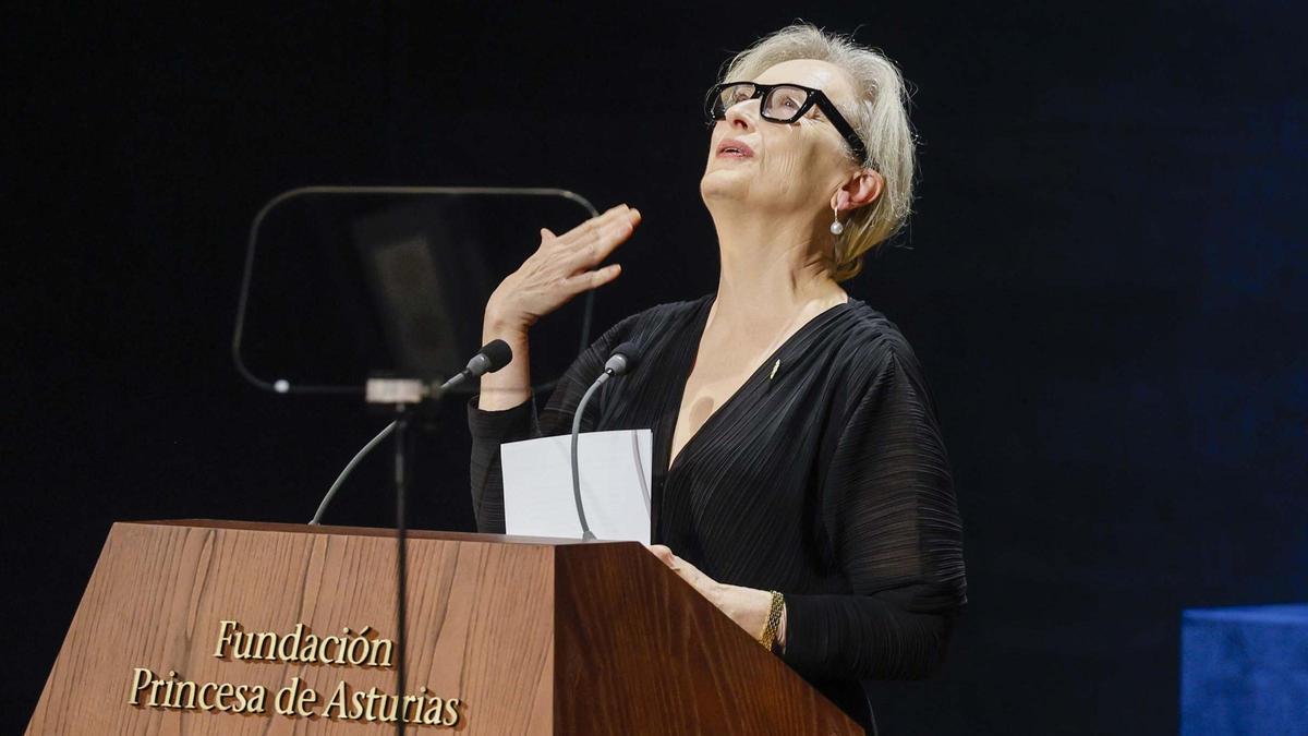 Discurso de Meryl Streep, premio Princesa de Asturias de las Artes