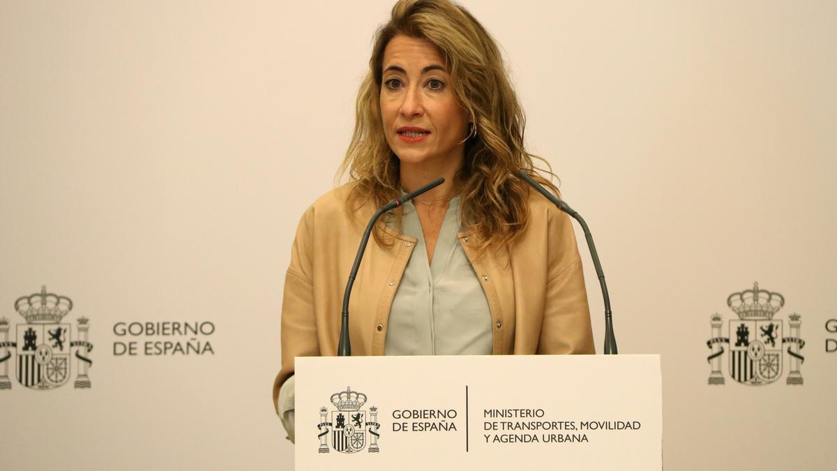 La ministra de Transports Mobilitat i Agenda Urbana, Raquel Sánchez.