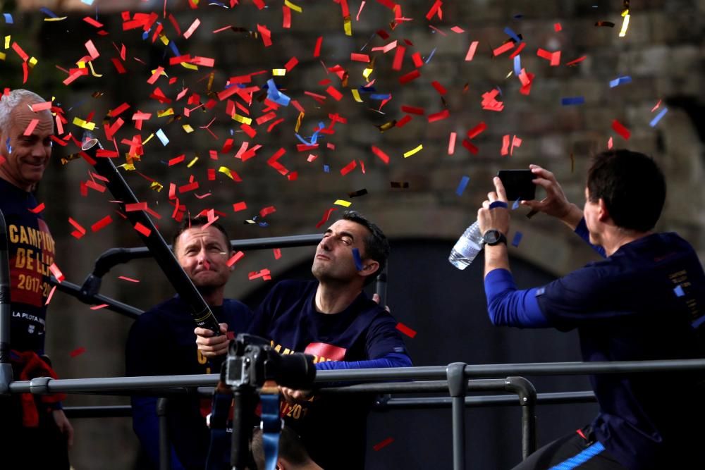 Rua del Barça: les millors fotos de la festa dels campions