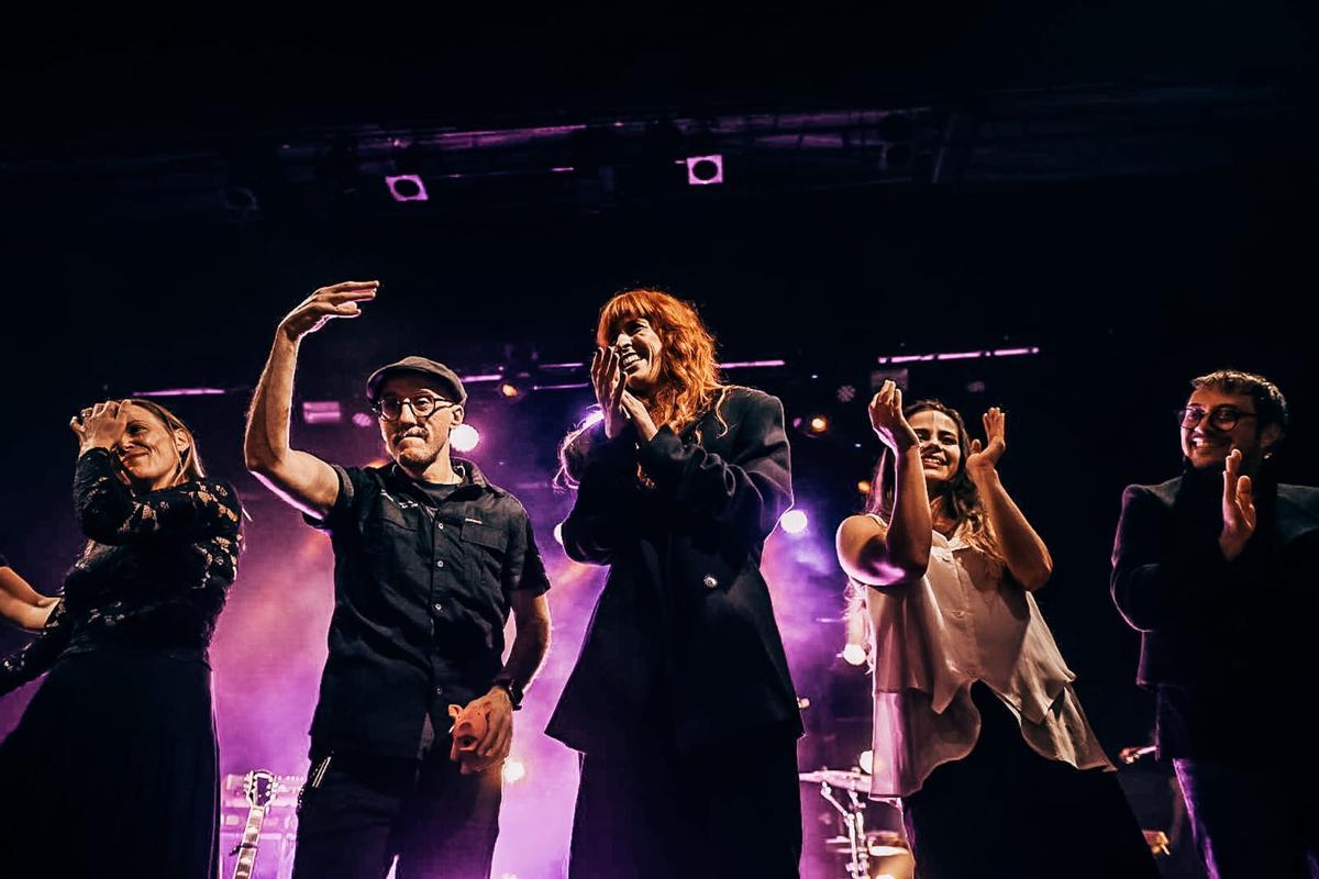 El final del concierto en La Felguera.