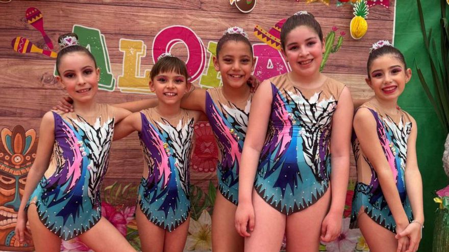 Las promesas de la gimnasia rítmica están en Marusia