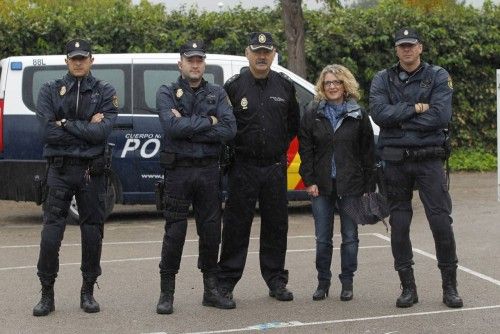 Exhibición de la unidad de Guias Caninos del Cuerpo Nacional de Policia en Murcia