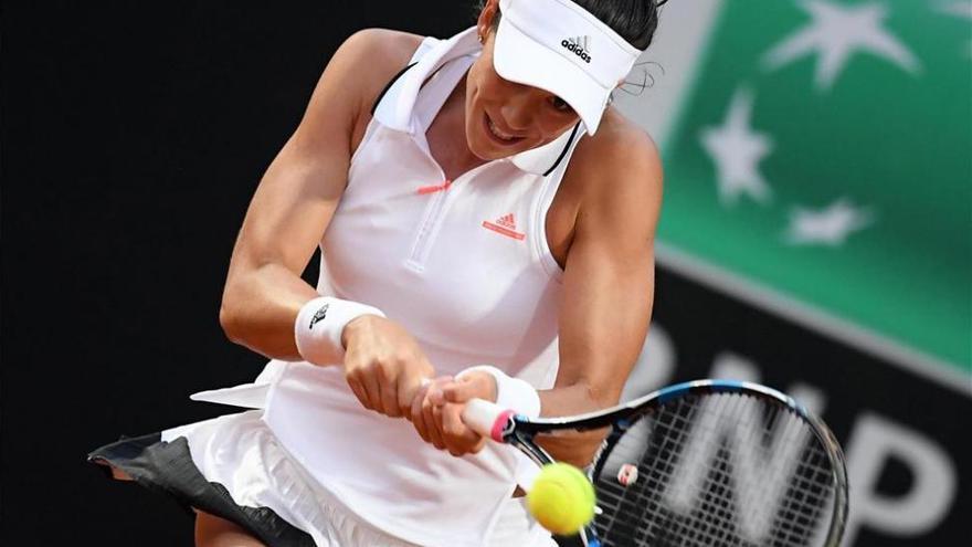 Muguruza se retira por una lesión en el cuello