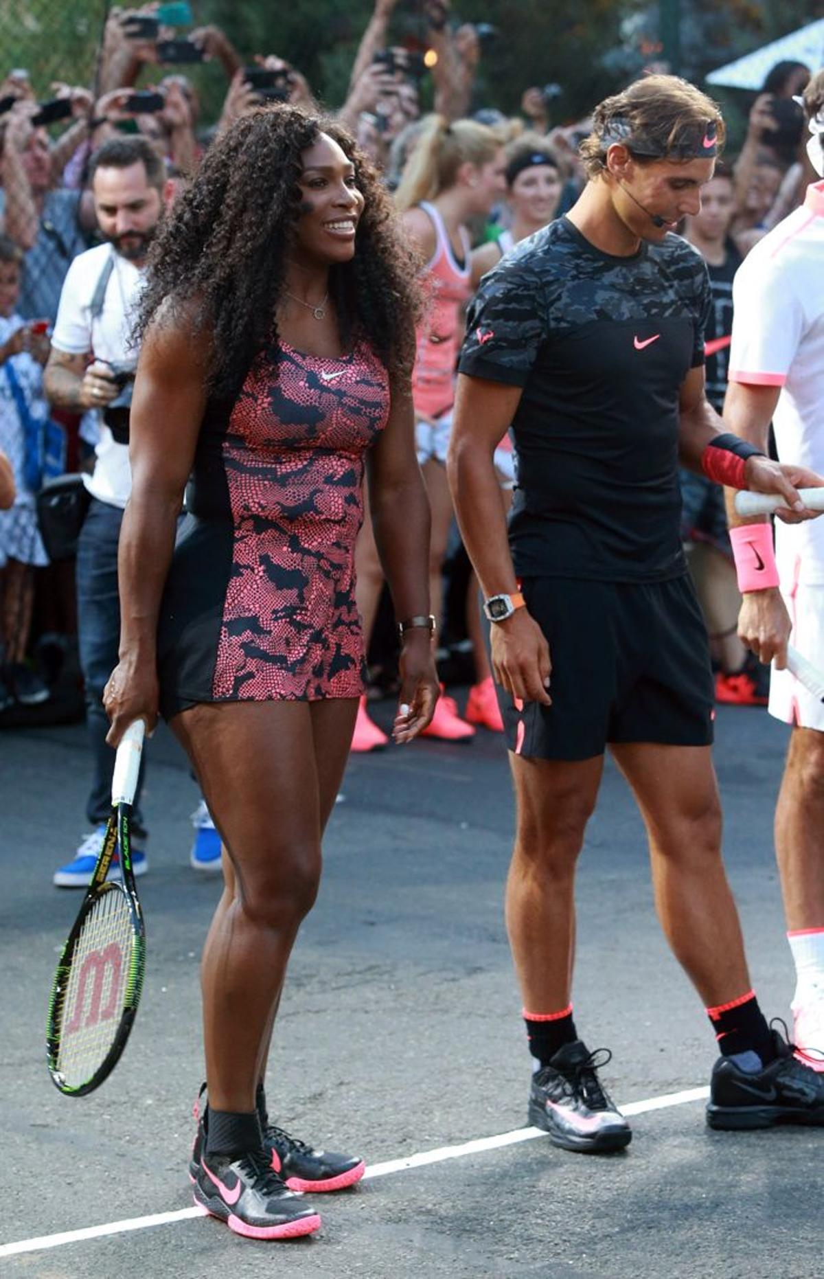 Rafa Nadal y Serena Williams en Nueva York