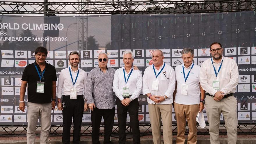 Las instituciones muestran su apoyo al gran evento de World Climbing Series 2026