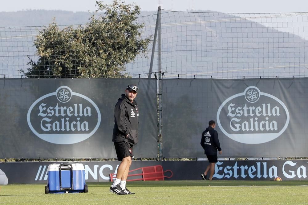 Entrenamiento del Celta en A Madroa