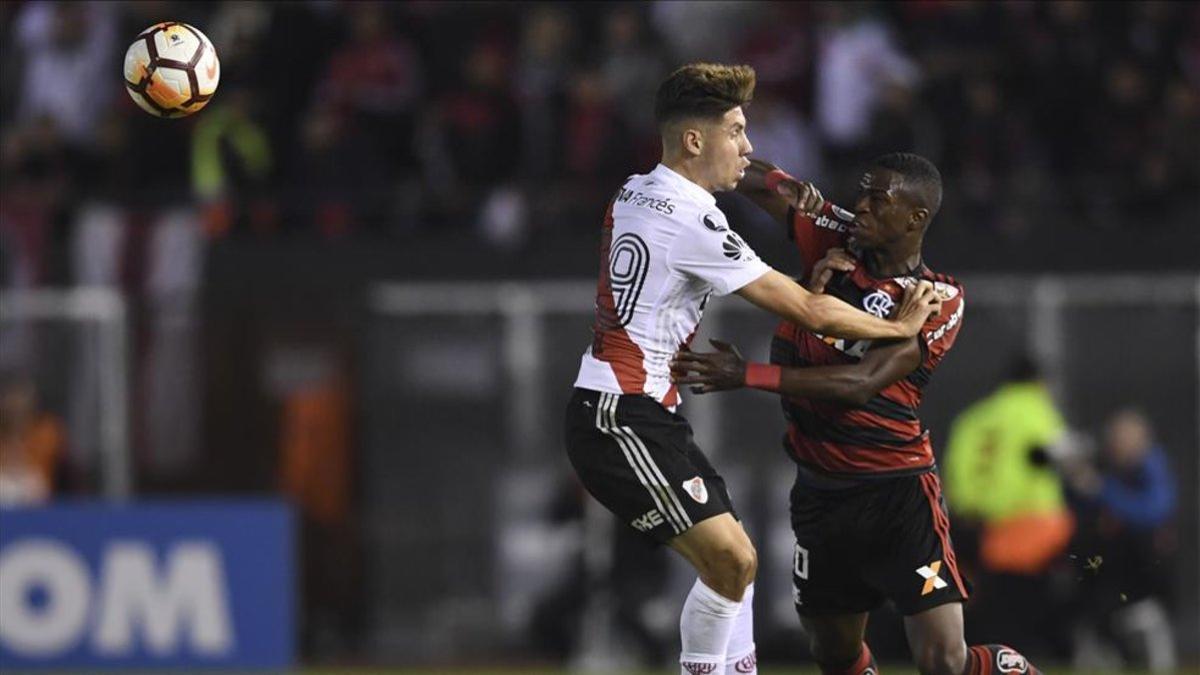 Gonzalo Montiel ha disputado todos los minutos con River Plate en la Liga Argentina