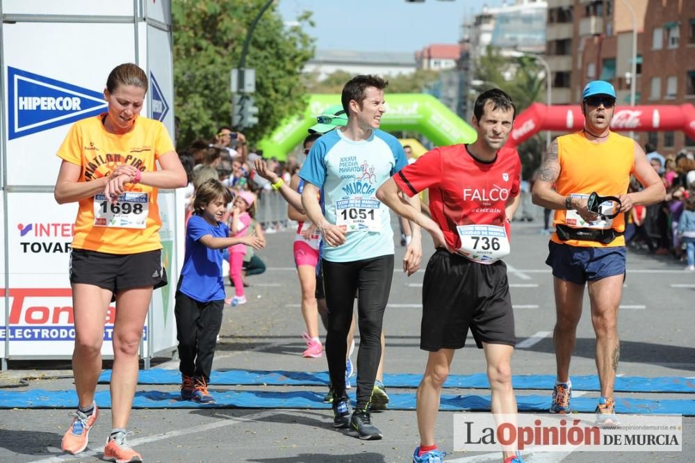 Media Maratón de Murcia: llegada (2ª parte)