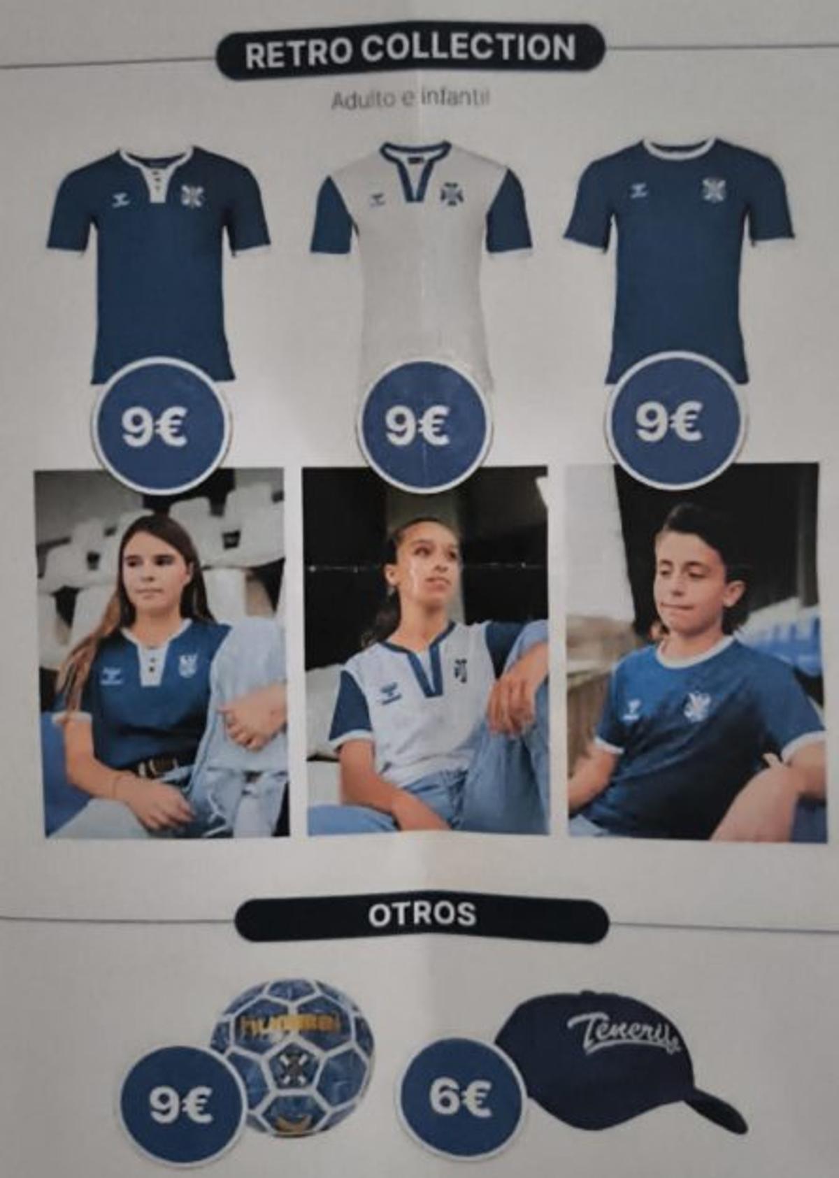 Productos oficiales por solo seis euros