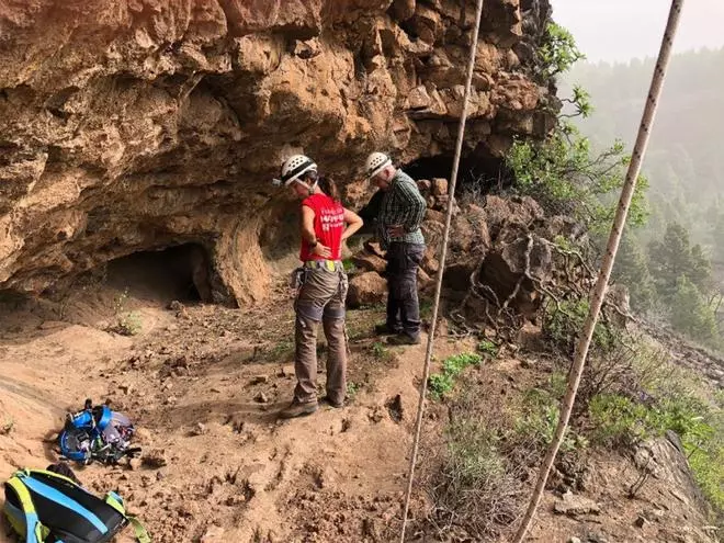 Yacimiento arqueológico de La Palma dañado por una empresa de extracción de áridos