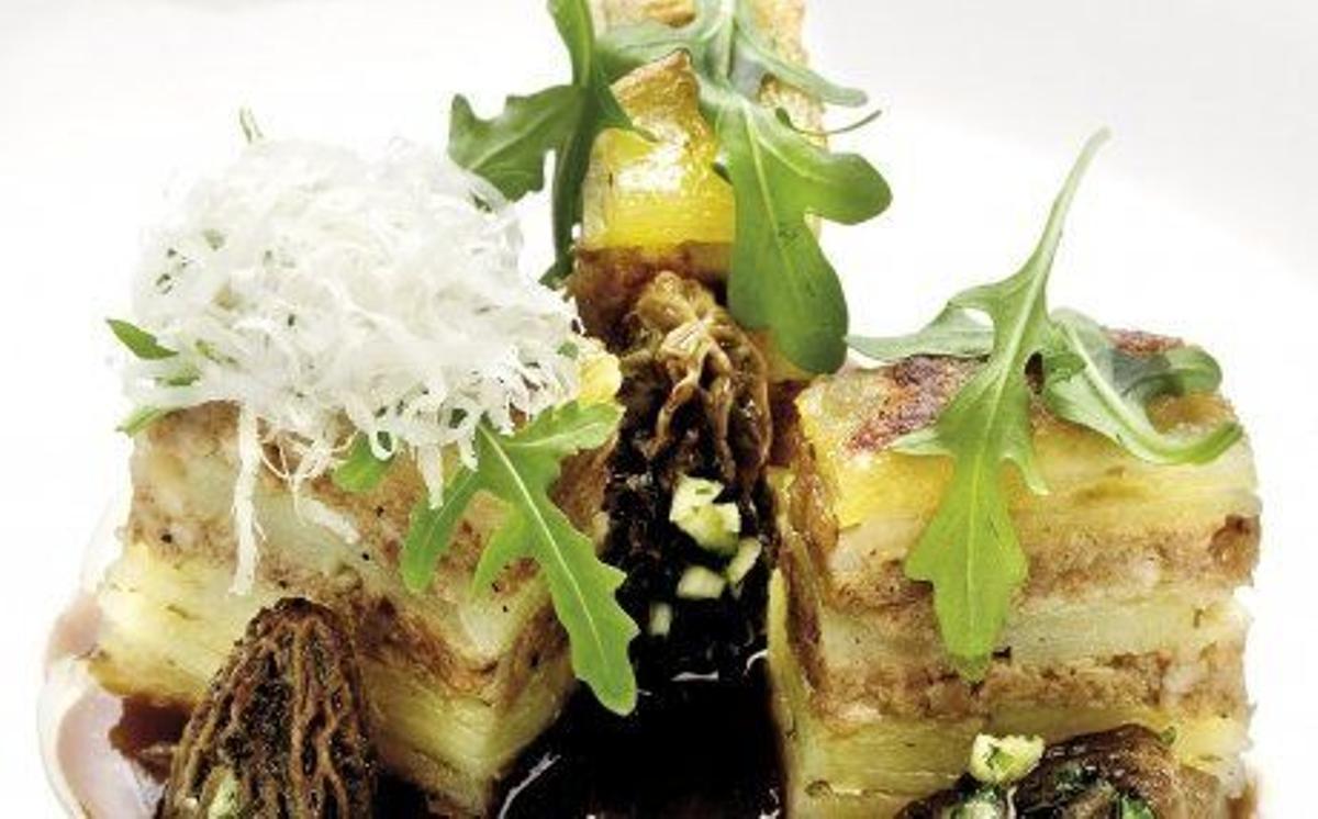 Milfulls de patates amb botifarra