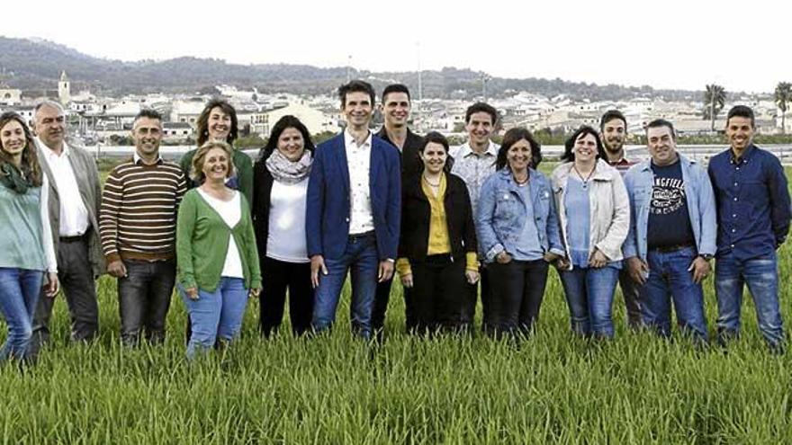 Componentes de la candidatura municipal de Més Vilafranca.