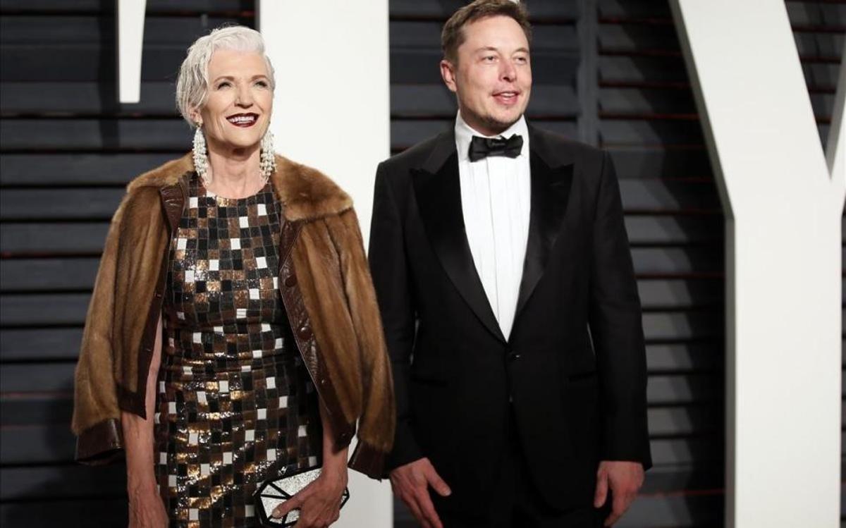 La madre modelo del 'marciano' Elon Musk