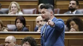 Rufián, a Sánchez: "Jure y perjure que no estamos ante la Gürtel del PSOE, que no veremos un papel con P. Sánchez"