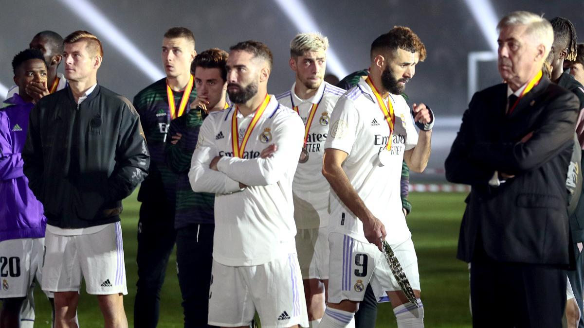 El Real Madrid última su puesta a punto en un entrenamiento