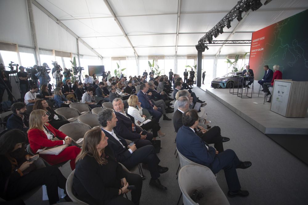 Presentación de la gigafactoría de Volkswagen en Sagunt