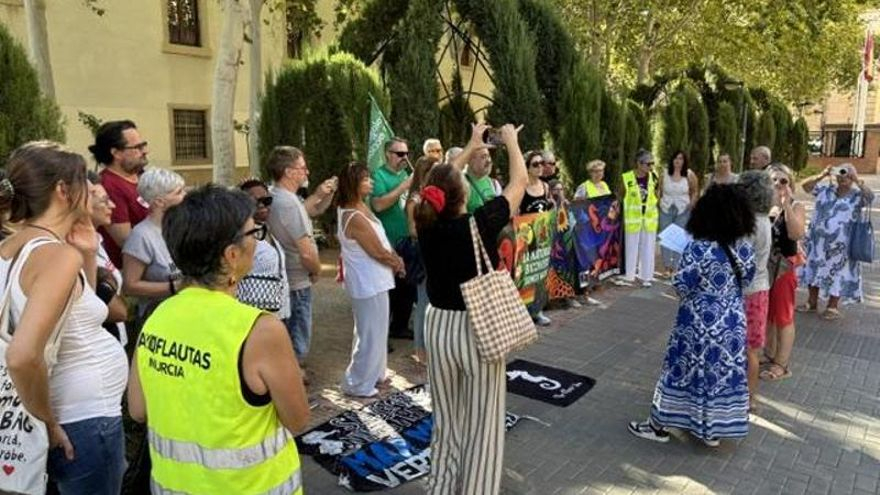 Cincuenta organizaciones entregan al Gobierno regional una enmienda a la totalidad a sus Presupuestos
