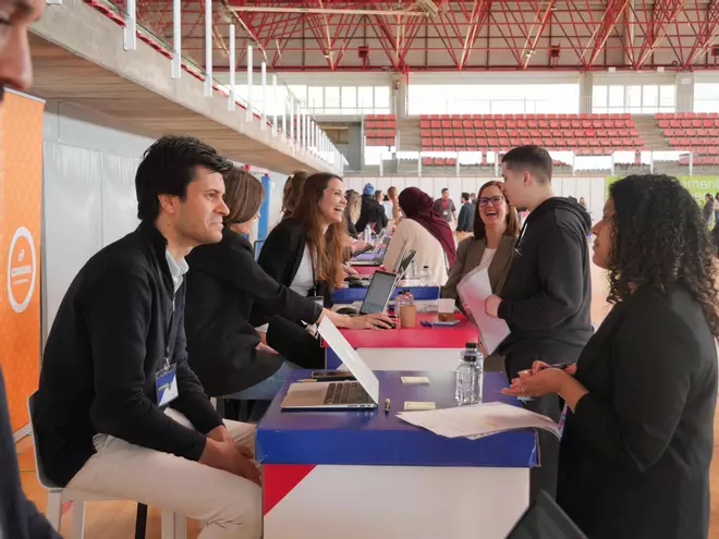 Les fotos de la fira d'ocupació TreballemGi a Figueres