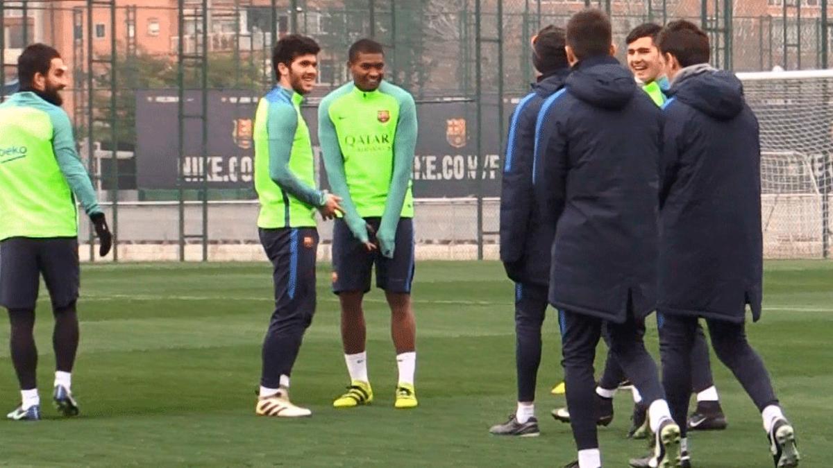 Así entrenó el FC Barcelona antes de enfrentarse a la Real Sociedad