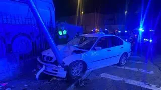 Nueve heridos, seis de ellos graves, durante la celebración de una carrera ilegal en Gijón