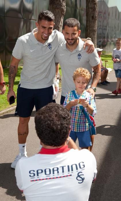 Visita del Sporting a la Feria