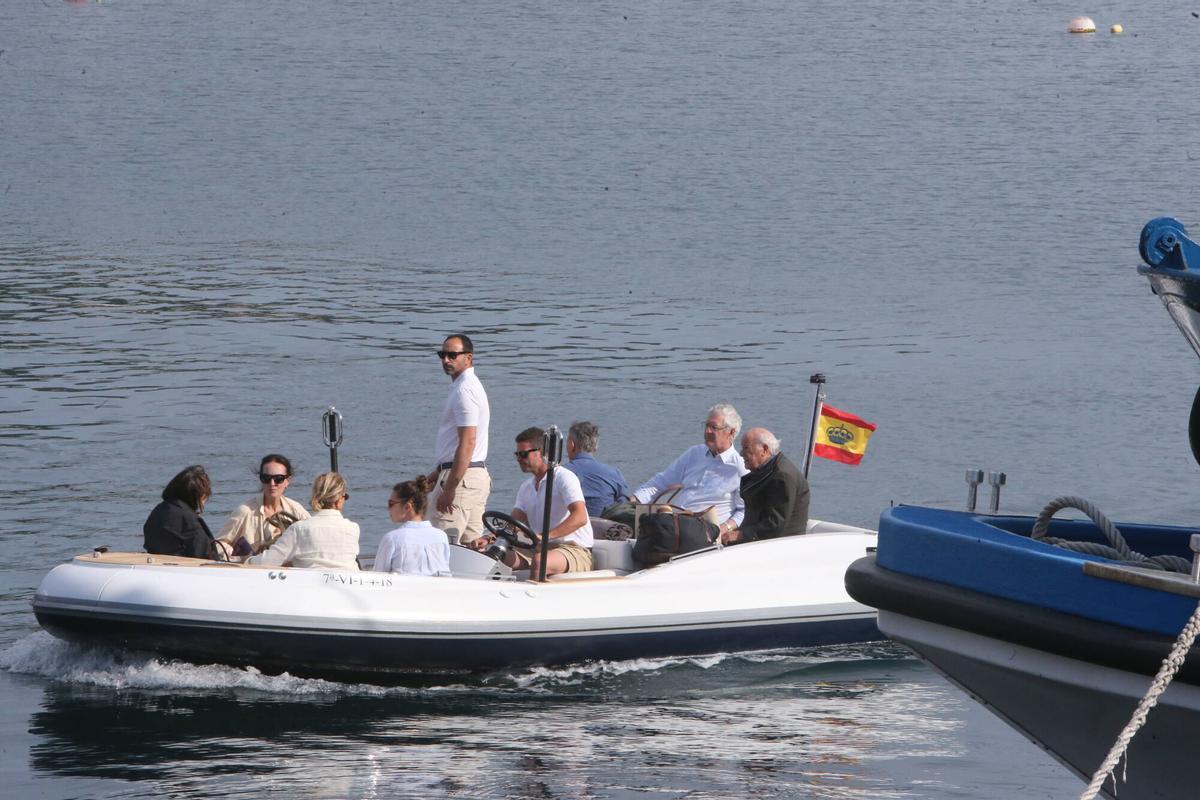 El empresario pasó su primer fin de semana de adelanto del verano a bordo de su yate «Valoria B»