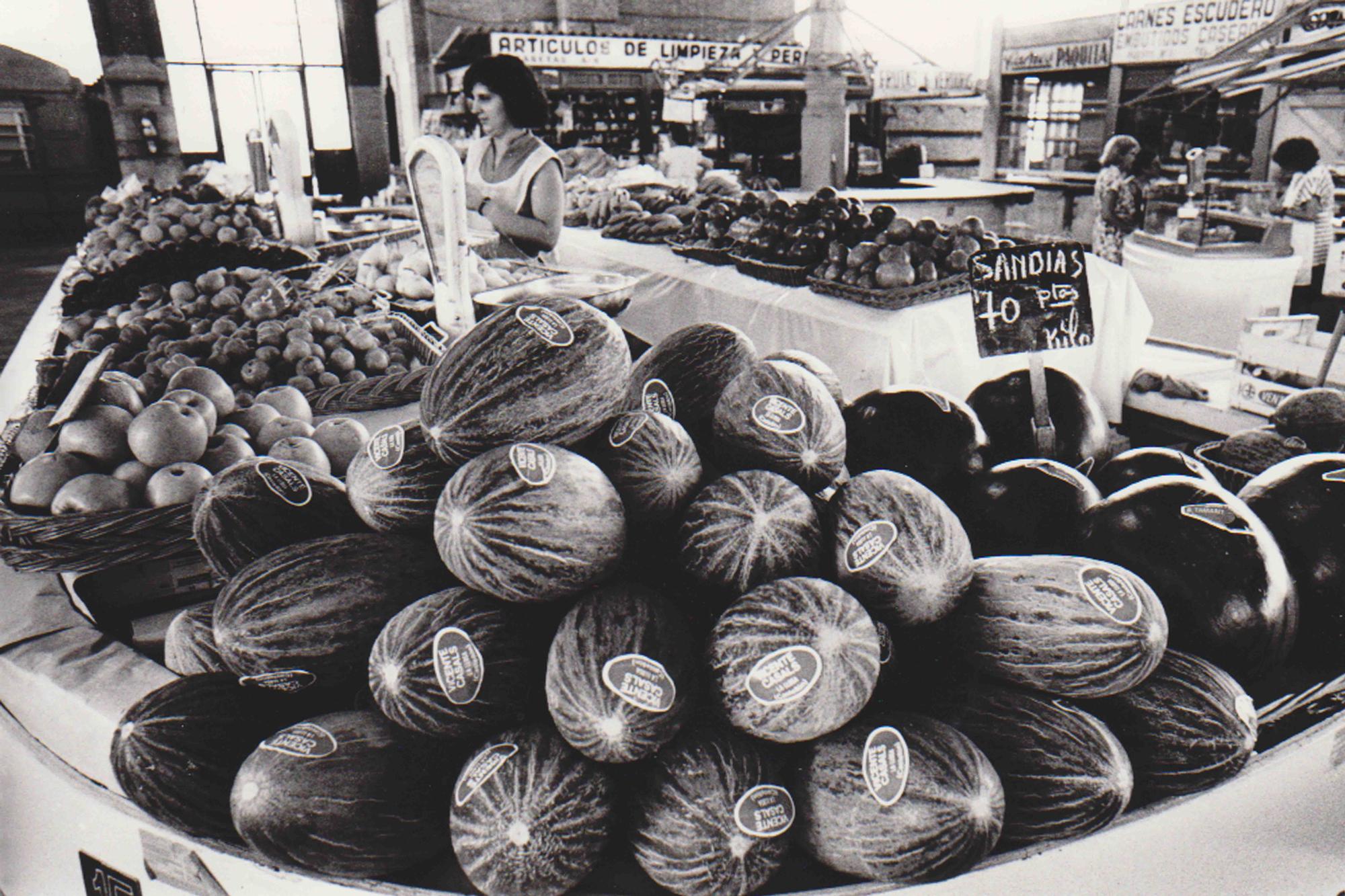 Cuando lechugas y melones poblaban el Mercado de Colón