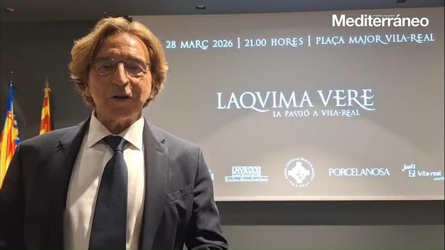 Vídeo: Alfredo Sanz, autor de 'Laquima vere' explica el significado de la Passió de Vila-real