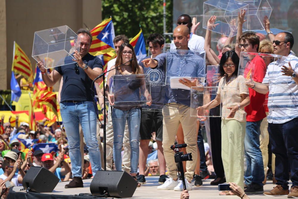 Acte a favor del Referèndum a Barcelona