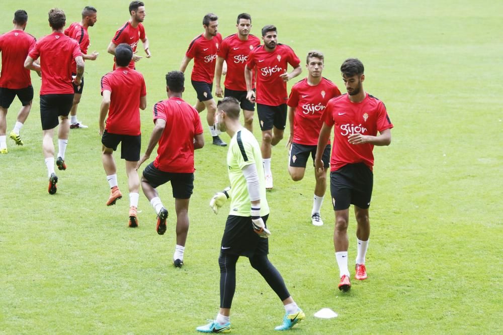 Entrenamiento del Sporting