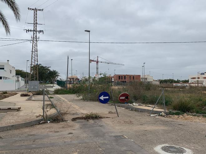 Estado que presentaba del plan UE-1 de Pilar de la Horadada en 2022