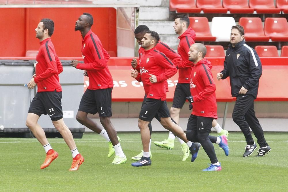 Entrenamiento del Sporting