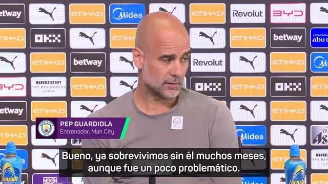 ¿Alarma Rodri? Guardiola: "Aún no se siente 100% cómodo"