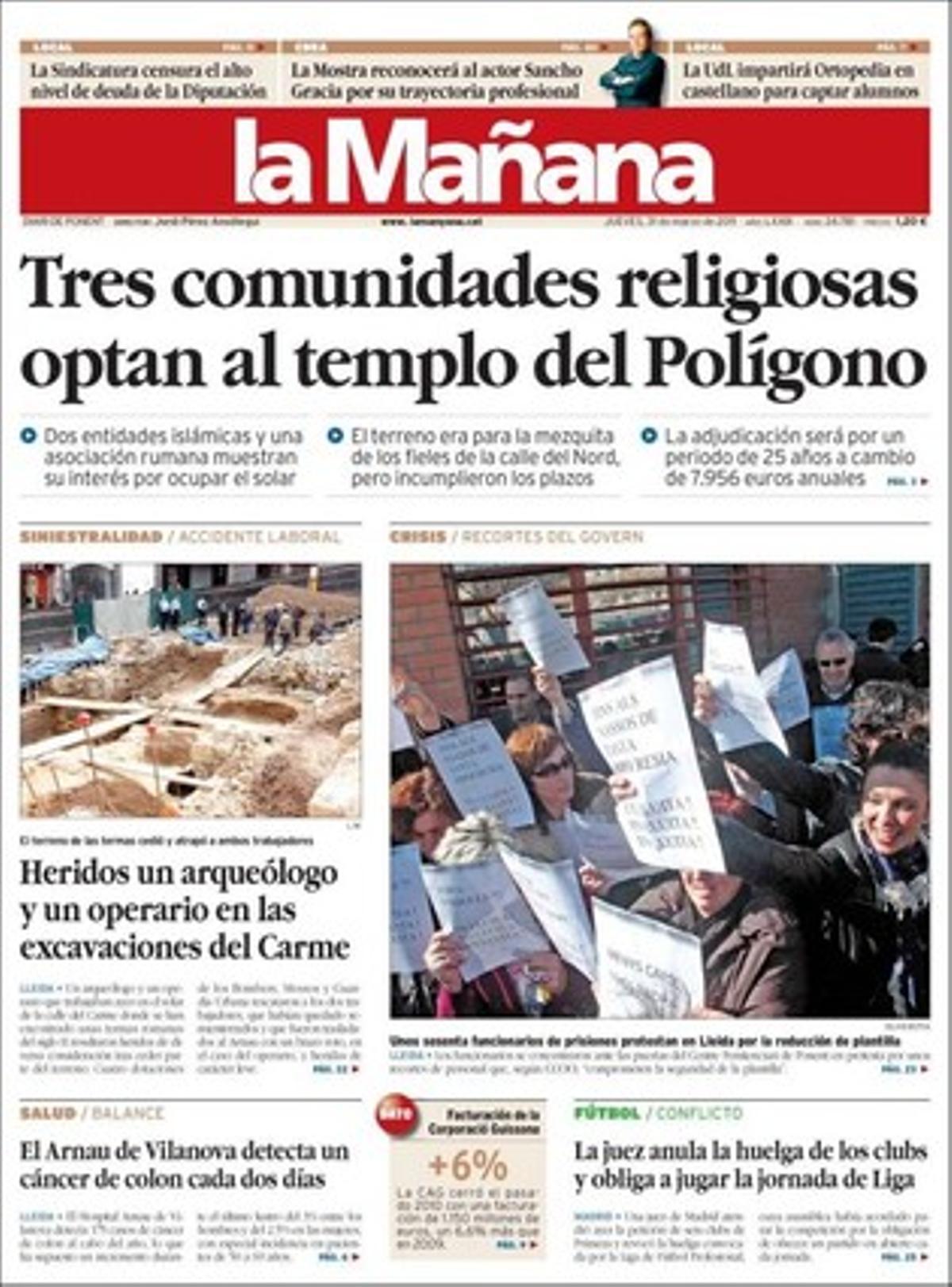 la {manyana} 31-03-2011