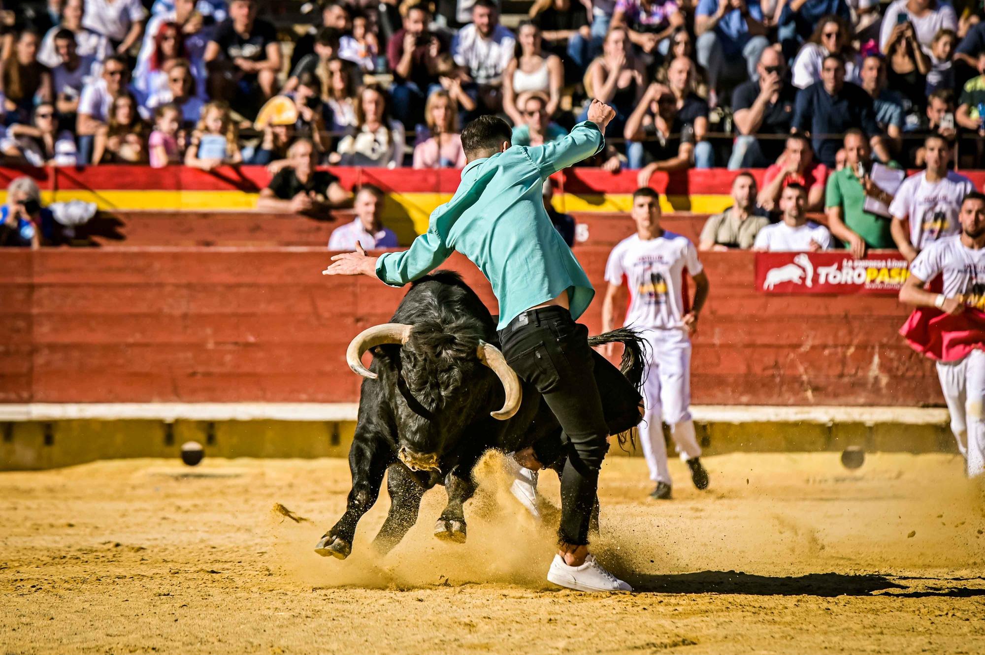 Final del campeonato de España de recortadores en Castelló