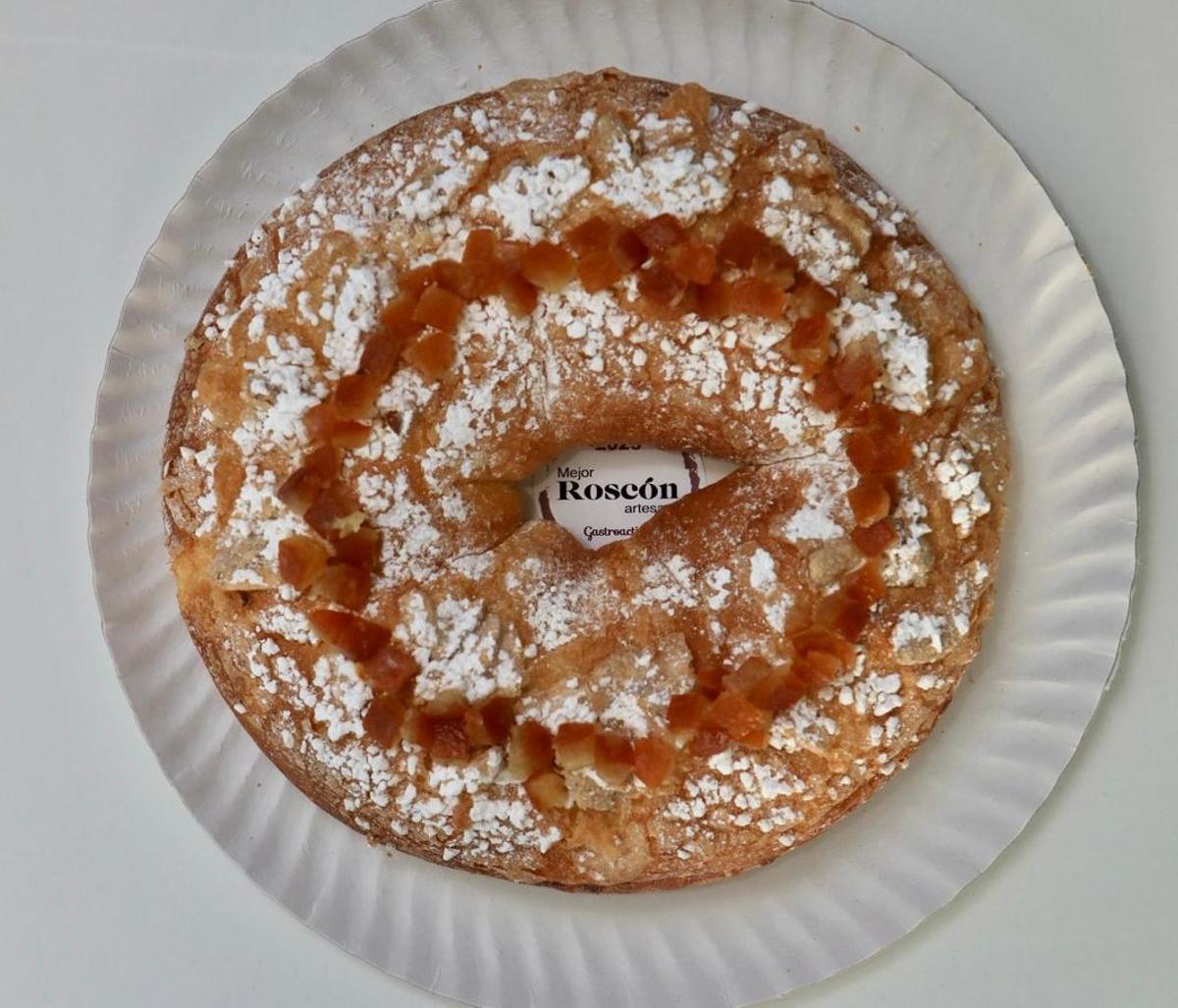 Roscón de Reyes de la Duquesita, ganador del certamen.