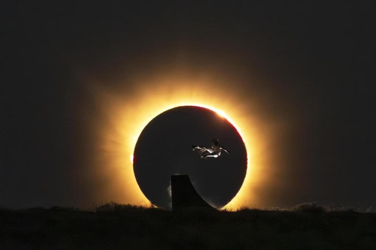 Danny Leon, durant l'eclipsi.