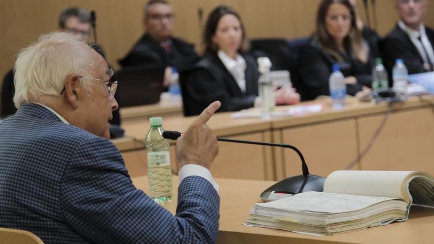 Imagen del juicio de la operación Jable, una trama de sobornos a cargos públicos y funcionarios en Lanzarote.