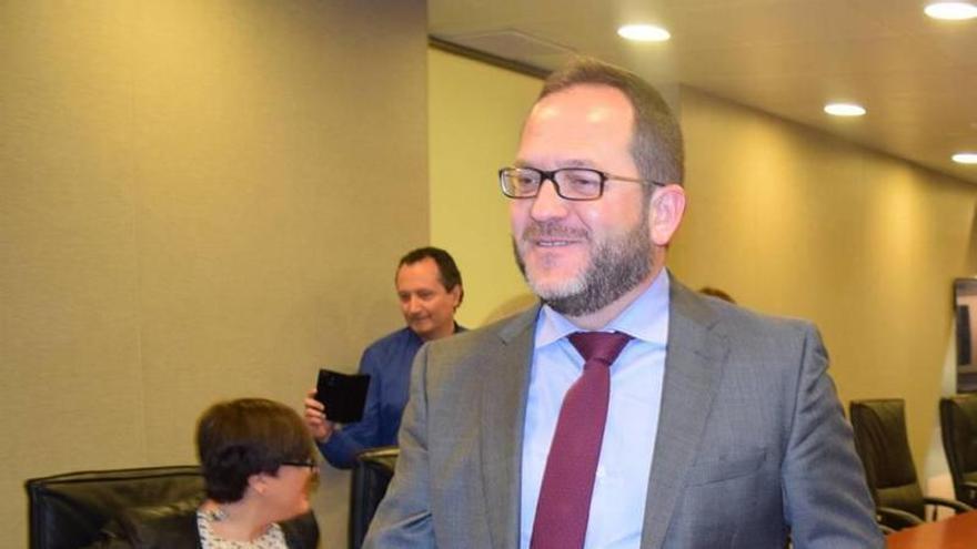 Manuel Durán, durante su comparecencia en la Asamblea.