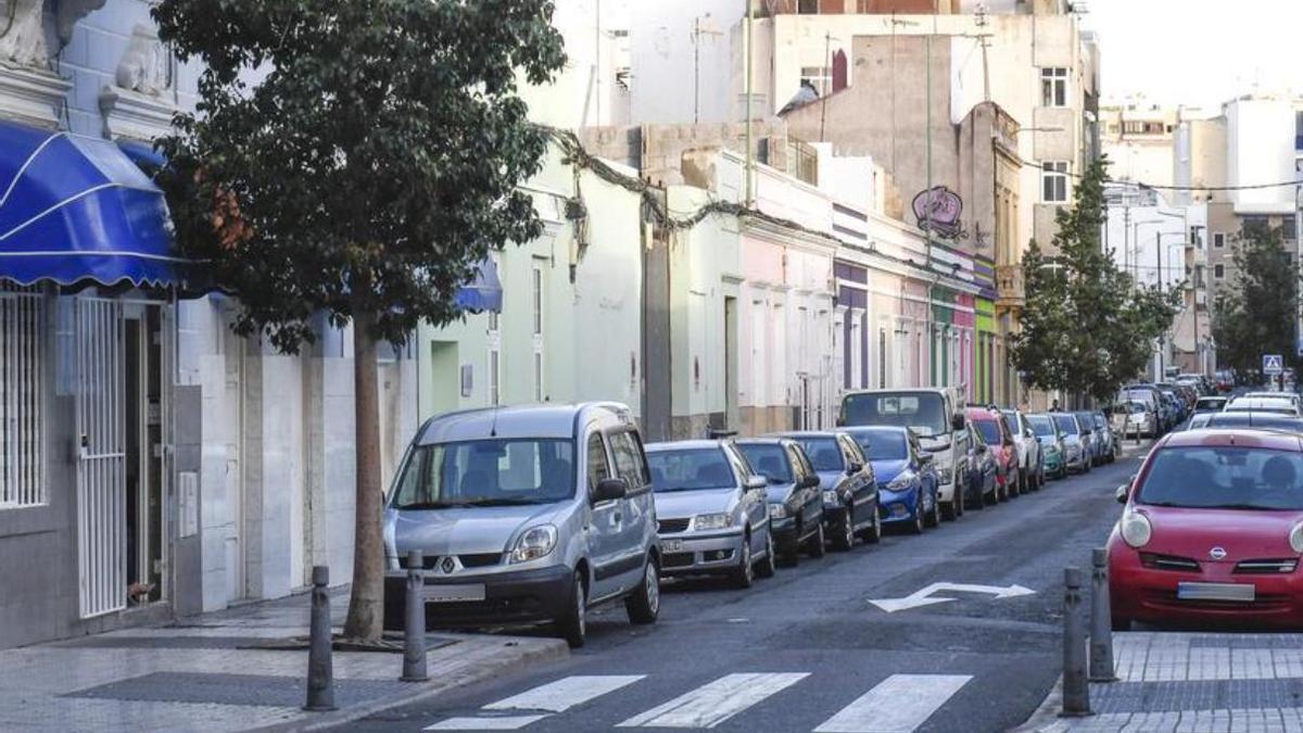 Calle Molino de Viento, en el barrio de Arenales