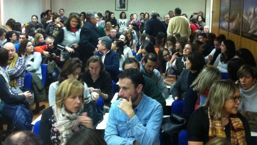 Parte de los asistentes a la última asamblea anual del Colegio de Enfermería.