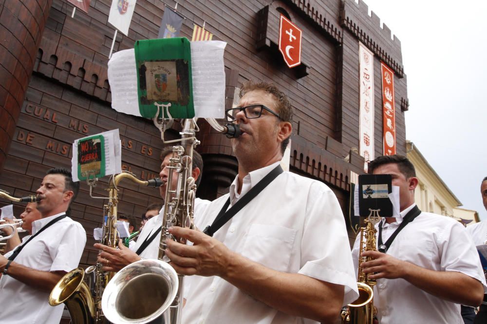 LA VALL D'ALBAIDA // ONTINYENT, ENTRADA DE BANDAS DE MUSICA EN LAS FIESTAS DE "MOROS I CRISTIANS". 23/08/2018