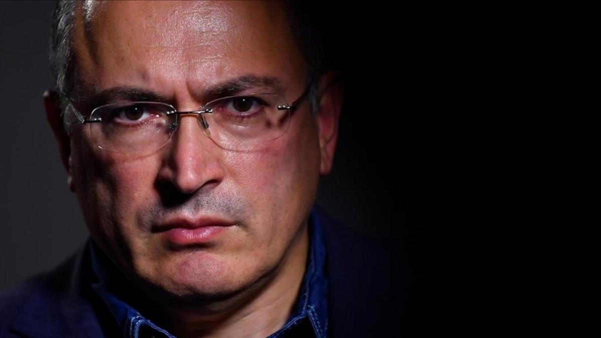 Khodorkovski, en una entrevista reciente en Londres.