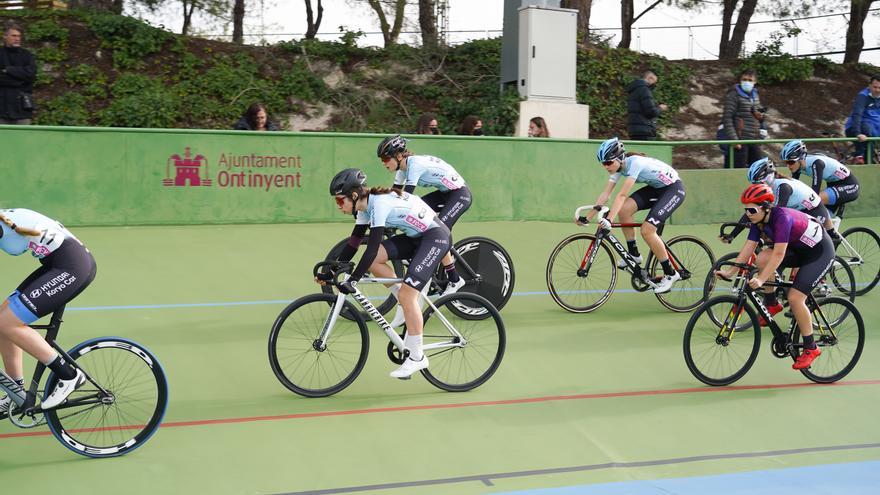 Díaz, Andrés y Perales suben al podio en la Lliga de Pista celebrada en Ontinyent