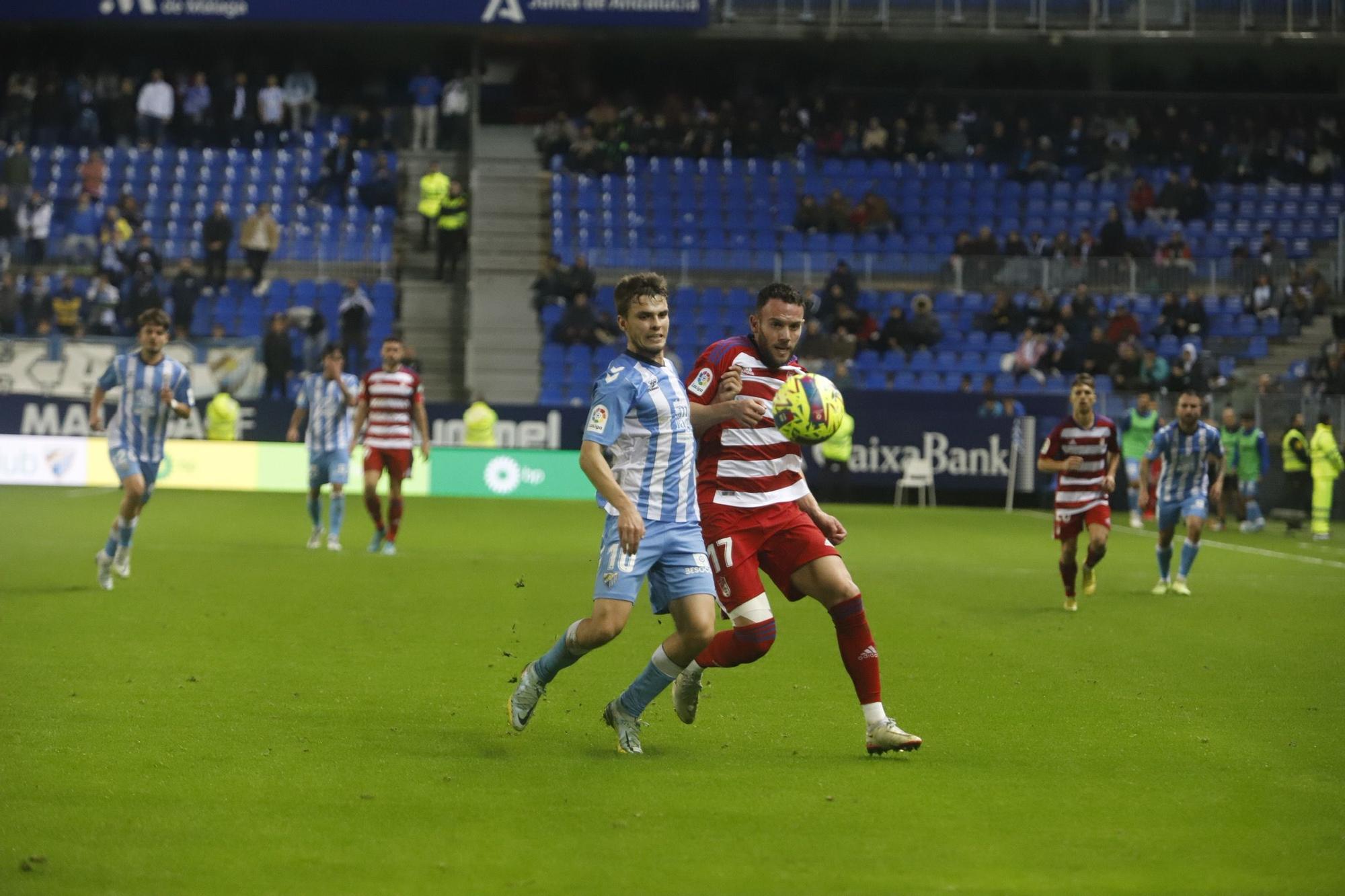 El Málaga CF - Granada CF, en imágenes