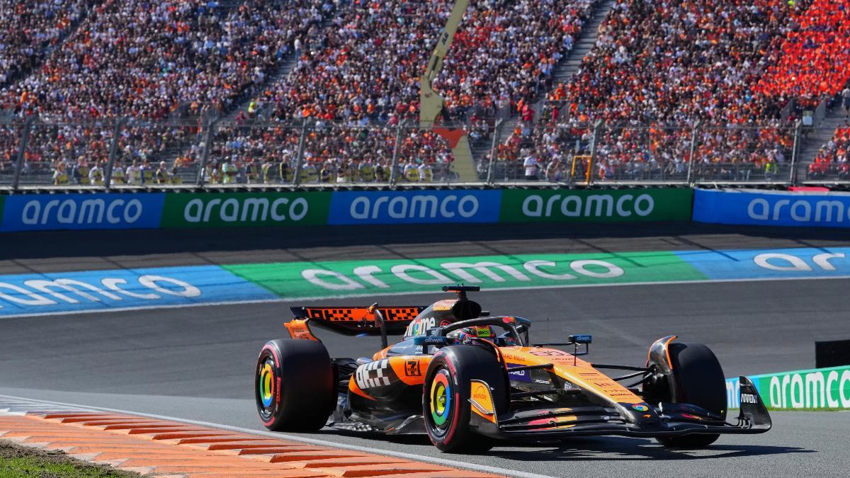 Oscar Piastri, durante la carrera en Zandvoort