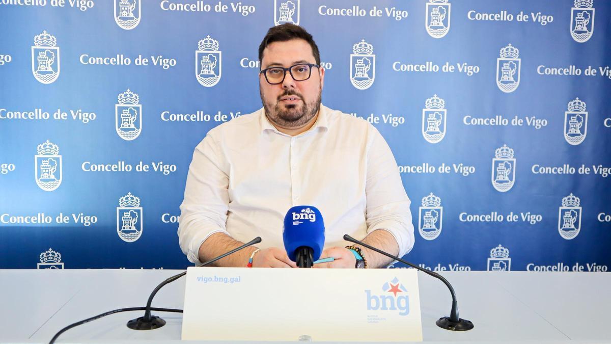 Xabier Pérez Igrexas, portavoz municipal del BNG.
