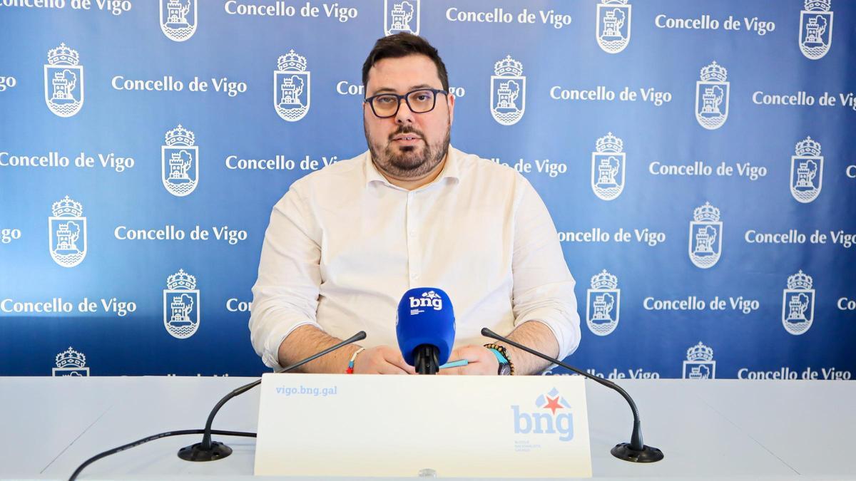 Xabier Pérez Igrexas, portavoz municipal del BNG.